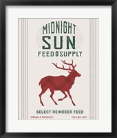 Midnight Sun Reindeer Feed Fine Art Print