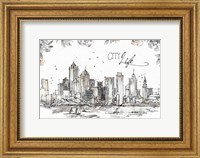 Skyline Sketches III Fine Art Print