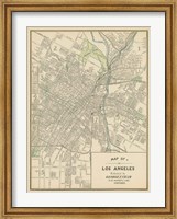 Map of Los Angeles Fine Art Print