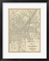 Map of Los Angeles Fine Art Print