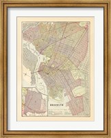Map of Brooklyn Fine Art Print
