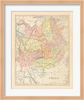 Map of China Fine Art Print