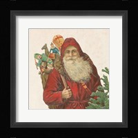 Victorian Santa I Framed Print