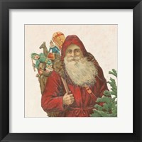Victorian Santa I Framed Print