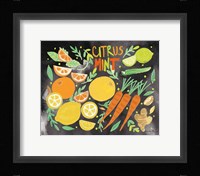 Fruitie Smoothie IV on Black Fine Art Print