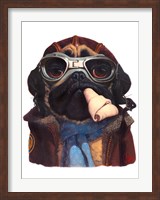 Aviator Pug Fine Art Print