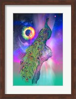 Cosmic Peacock Fine Art Print