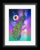 Cosmic Peacock Fine Art Print