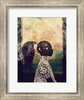 The Sun, Stars and Moon Fine Art Print