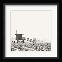 BW Lifeguard Fine Art Print