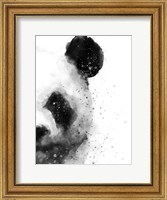 Panda At Attention Fine Art Print