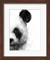 Panda At Attention Fine Art Print