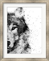 Wolf At Attention Fine Art Print