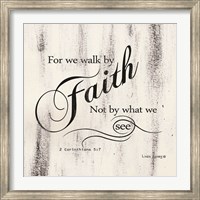 Walk by Faith Fine Art Print