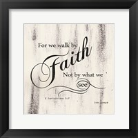 Walk by Faith Fine Art Print
