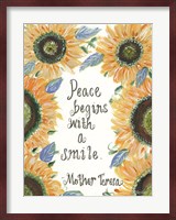 Peace Mother Teresa Fine Art Print