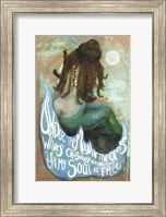 Under the Moon Mermaid Fine Art Print