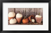 Welcome Pumpkin Shelf Fine Art Print