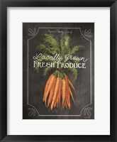 Fresh Carrots Framed Print