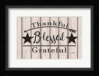 Blessed Thankful Grateful Fine Art Print