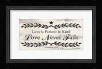 Love is Patient Fine Art Print