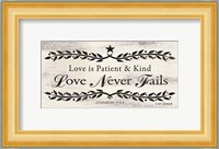 Love is Patient Fine Art Print