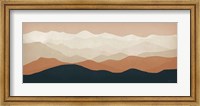 Terra Cotta Sky Mountains Fine Art Print