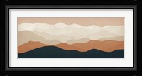 Terra Cotta Sky Mountains Fine Art Print