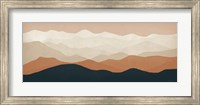 Terra Cotta Sky Mountains Fine Art Print
