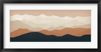 Terra Cotta Sky Mountains Fine Art Print