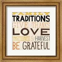 Family Traditions Fine Art Print