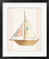 Floursack Nautical VII no Words Framed Print