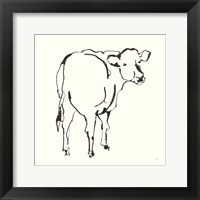 Line Cow Fine Art Print