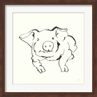 Line Pig II Fine Art Print
