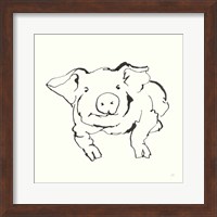 Line Pig II Fine Art Print