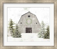 Holiday Barn Fine Art Print