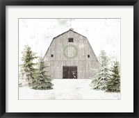 Holiday Barn Fine Art Print