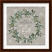 Holiday on the Farm IX - Merry and Bright Fine Art Print
