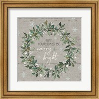 Holiday on the Farm IX - Merry and Bright Fine Art Print