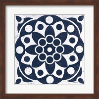 Blue and White Tile II Fine Art Print