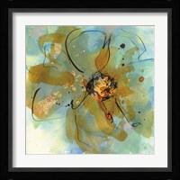 Amber and Leaf I Framed Print