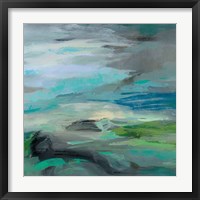 Volcano Edge Framed Print