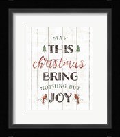 Christmas Joy Framed Print