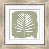 Nature by the Lake - Frond IV Warm Sq Fine Art Print