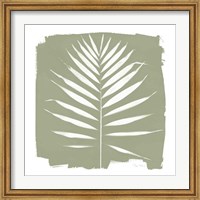 Nature by the Lake - Frond IV Warm Sq Fine Art Print