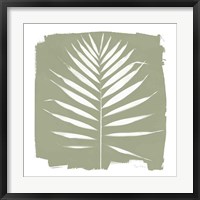 Nature by the Lake - Frond IV Warm Sq Framed Print