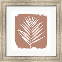 Nature by the Lake - Frond III Warm Sq Fine Art Print