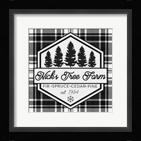 Plaid Holidays I Framed Print
