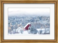 Snowy Valley Fine Art Print