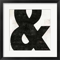 Punctuated Black Square  III Framed Print